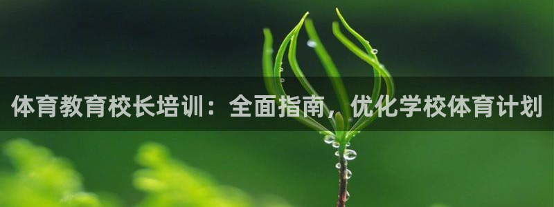 极悦平台官方网站是什么软件：体育教育校长培训：全面指
