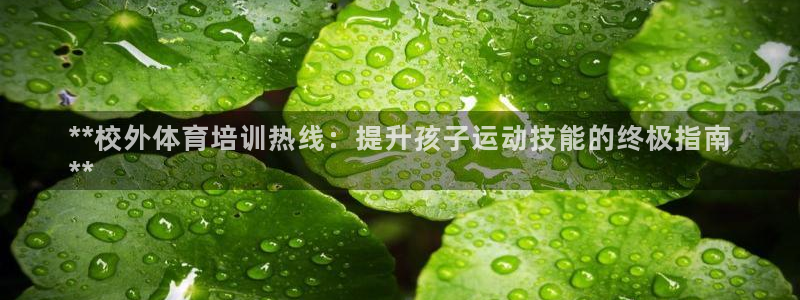 极悦平台注册官方网站下载安卓版：**校外体育培训热线
