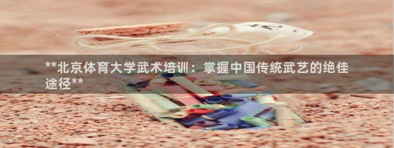 极悦平台官方网站入口链接：**北京体育大学武术培训：
