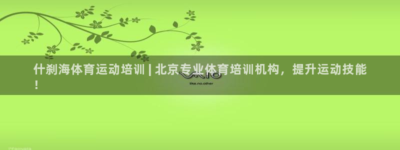 极悦平台是干嘛的：什刹海体育运动培训 | 北京专业体