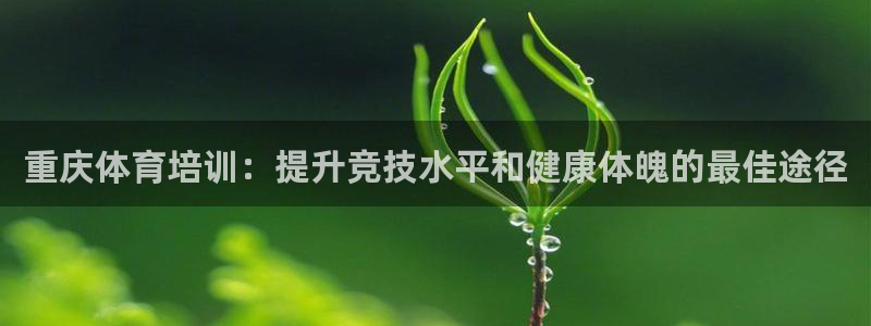 极悦娱乐代理：重庆体育培训：提升竞技水平和健康体魄的