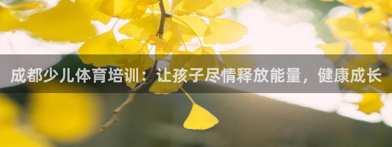 极悦娱乐代理人是谁：成都少儿体育培训：让孩子尽情释放