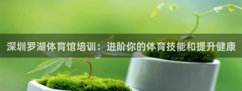 极悦娱乐股东结构：深圳罗湖体育馆培训：进阶你的体育技