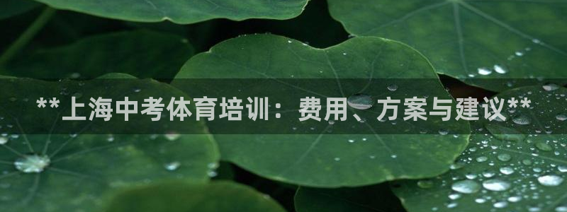 极悦平台平台注册方法与步骤视频：**上海中考体育培训