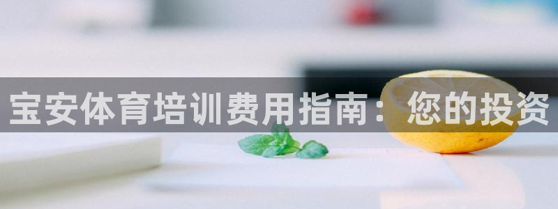 极悦娱乐代理：宝安体育培训费用指南：您的投资