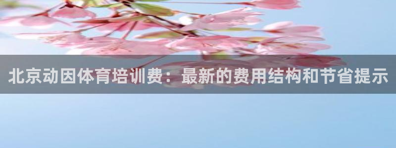 极悦平台代理怎么样啊：北京动因体育培训费：最新的费用