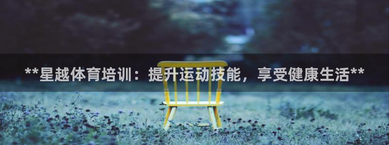 极悦平台登录方式：**星越体育培训：提升运动技能，享