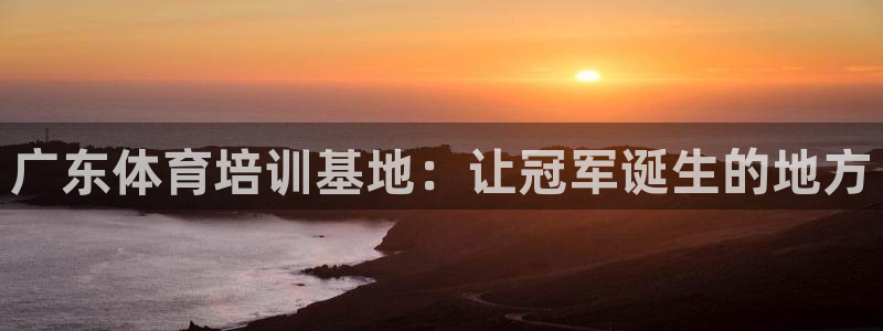 加盟极悦教育怎么样：广东体育培训基地：让冠军诞生的地